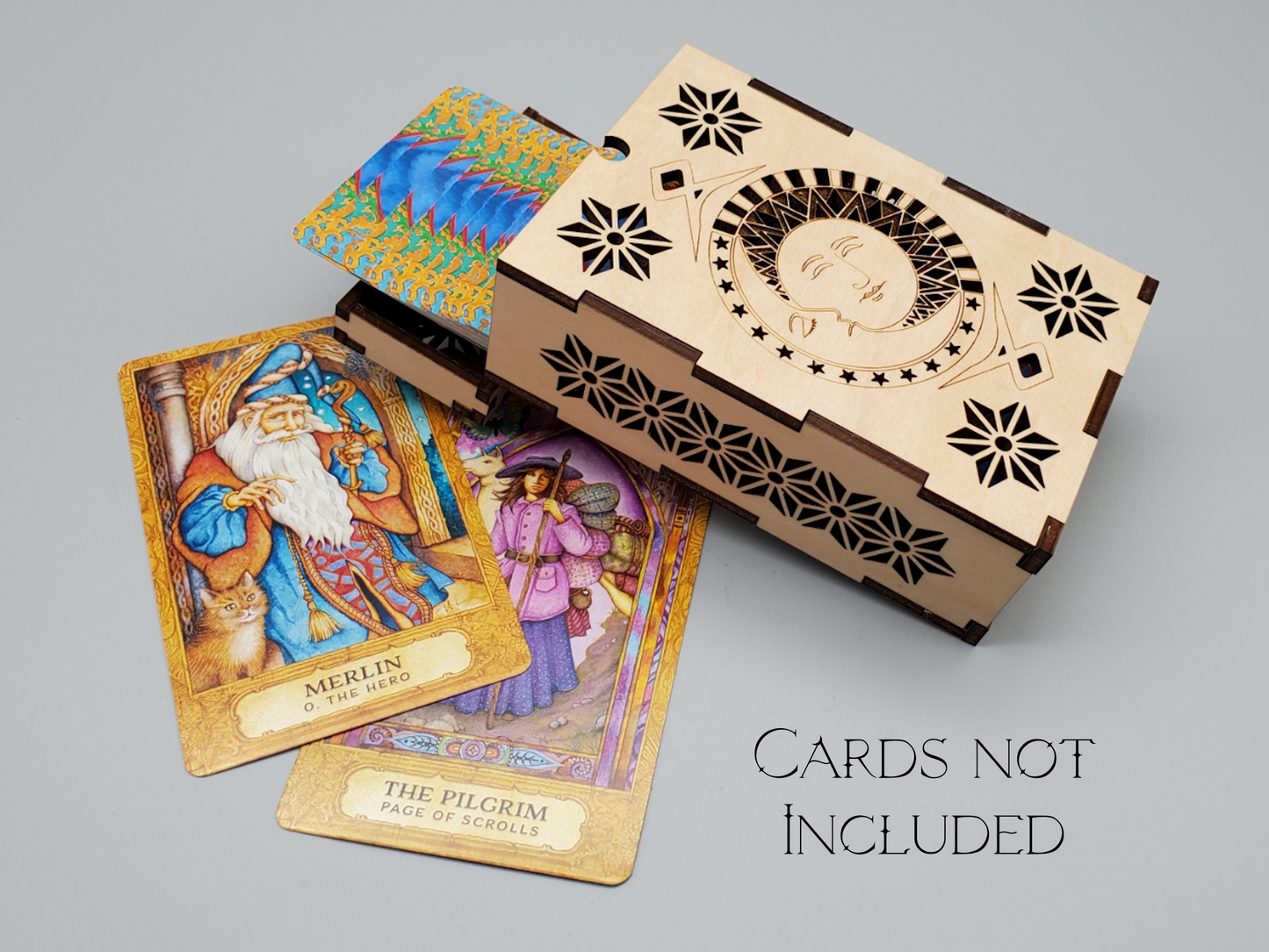 Tarot Box - for storage of standard-sized tarot cards