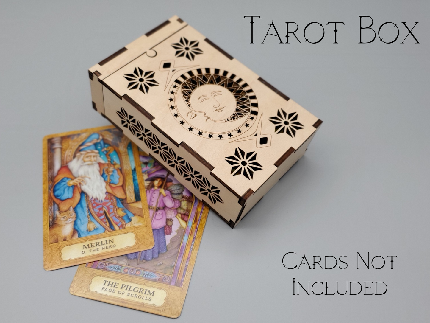 Tarot Box - for storage of standard-sized tarot cards